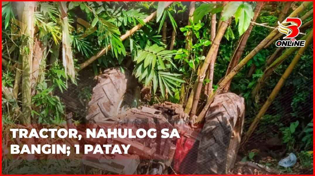 Tractor, nahulog sa bangin;1 patay