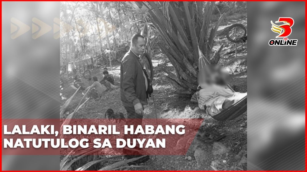 Lalaki, binaril habang natutulog sa duyan