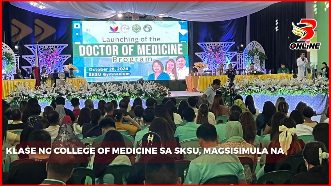 Klase ng College of Medicine sa SKSU, magsisimula na