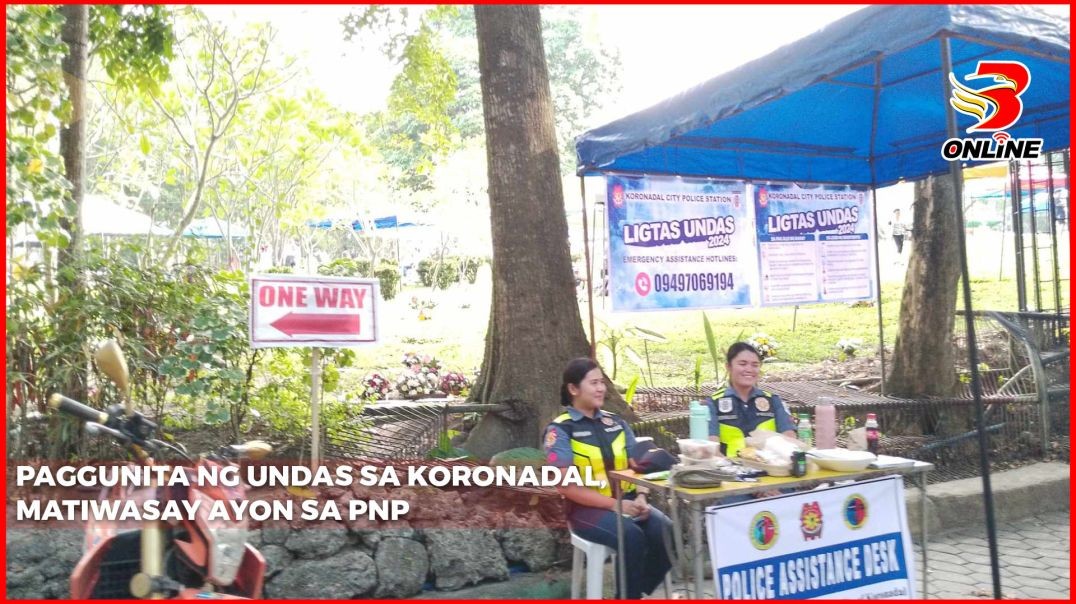 ⁣Paggunita ng Undas sa Koronadal, matiwasay ayon sa PNP