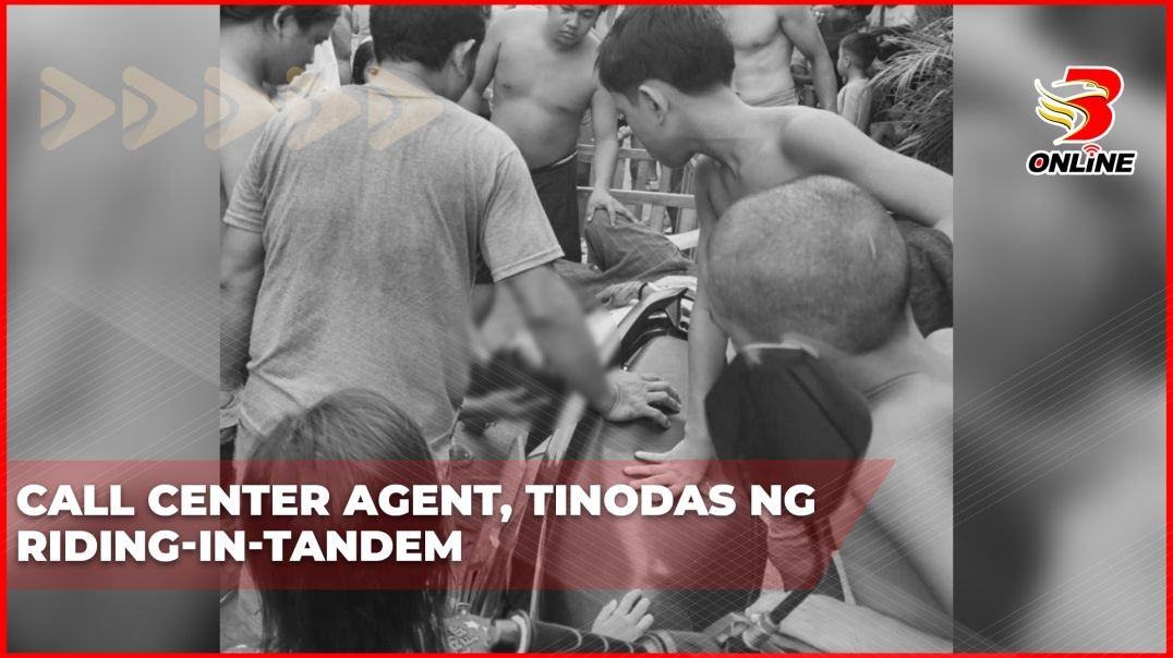 Call center agent, tinodas ng riding-in-tandem