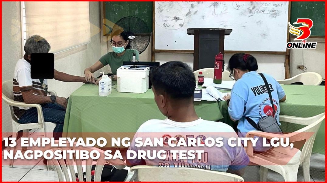 13 empleyado ng San Carlos City LGU, nagpositibo sa drug test