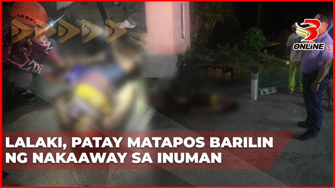 Lalaki, patay matapos barilin ng nakaaway sa inuman
