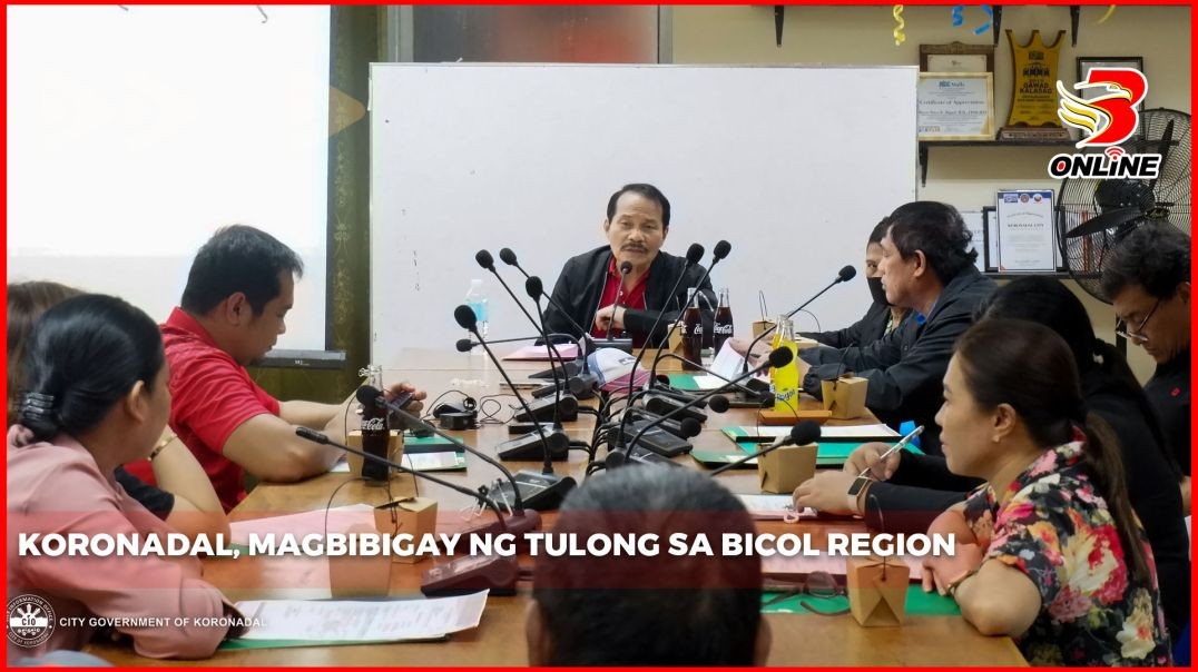⁣Koronadal, magbibigay ng tulong sa Bicol Region