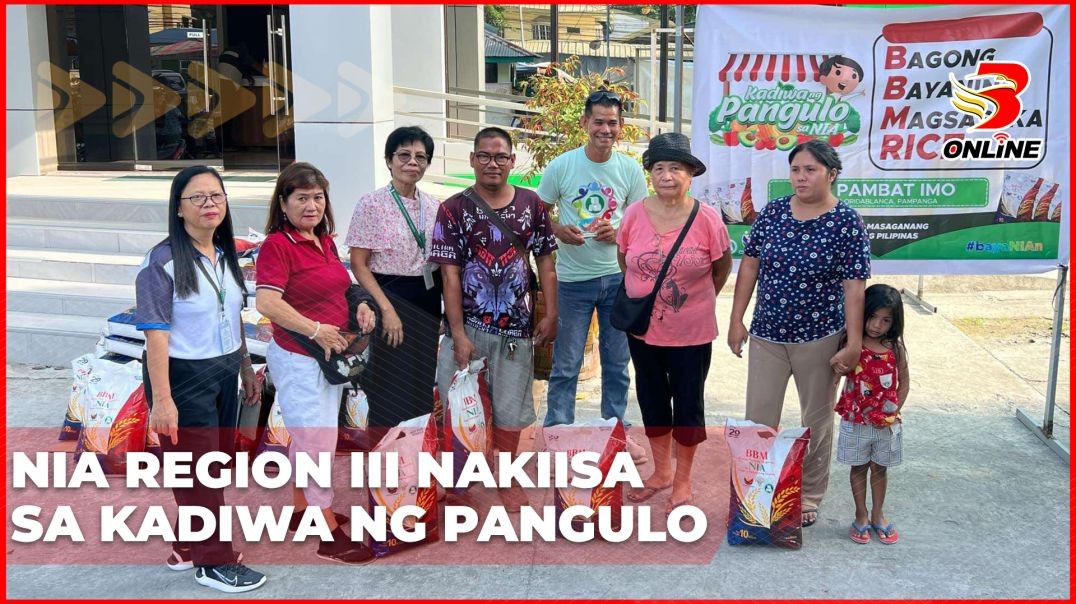 ⁣NIA Region III nakiisa sa Kadiwa ng Pangulo