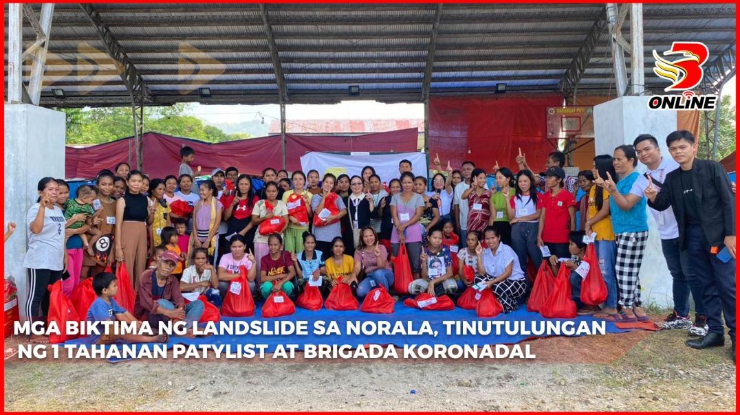 ⁣Mga biktima ng landslide sa Norala, tinulungan ng 1 Tahanan Patylist at Brigada Koronadal