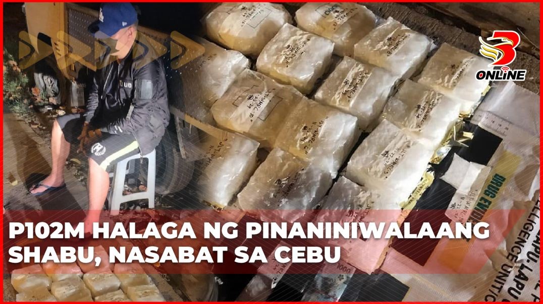 P102M halaga ng pinaniniwalaang shabu, nasabat sa Cebu
