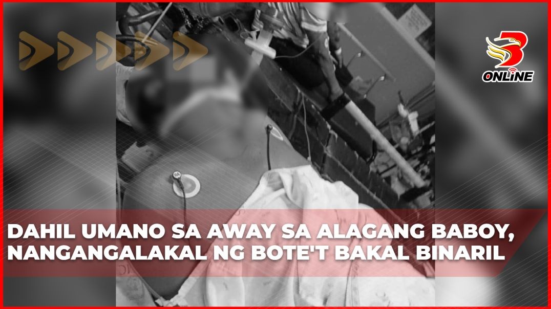 ⁣Dahil umano sa away sa alagang baboy, nangangalakal ng bote't bakal binaril