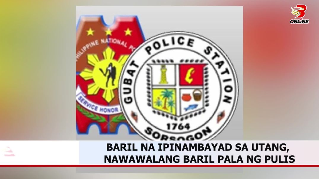 Baril na ipinambayad sa utang, nawawalang baril pala ng  pulis