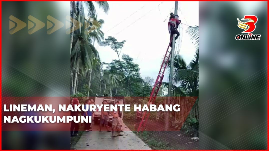 Lineman, nakuryente habang nagkukumpuni