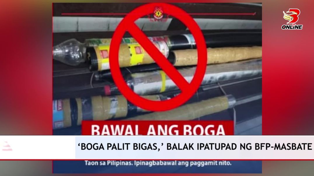 ⁣‘Boga palit bigas,’ balak ipatupad ng BFP-Masbate