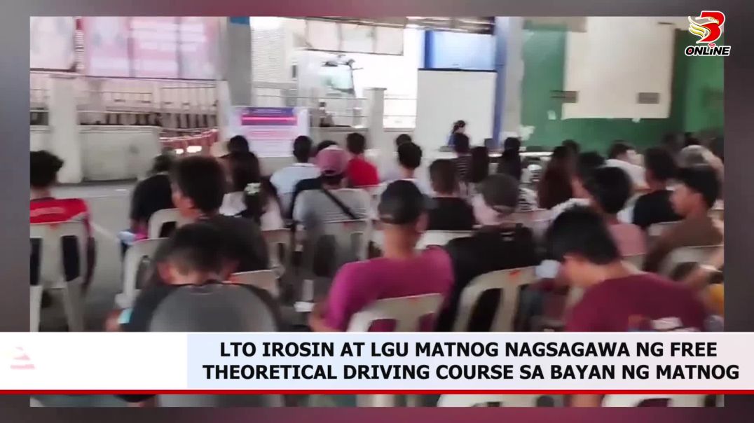 ⁣LTO Irosin at LGU Matnog nagsagawa ng free theoretical driving course sa bayan ng Matnog
