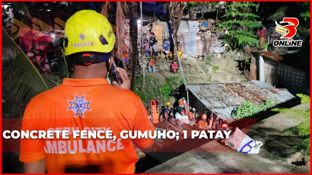 Concrete fence, gumuho; 1 patay