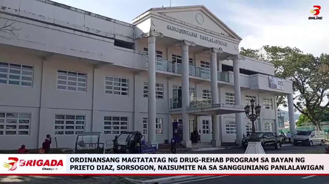 ⁣Ordinansang magtatatag ng Drug-Rehab Program sa bayan ng Prieto Diaz, Sorsogon, naisumite na sa sang