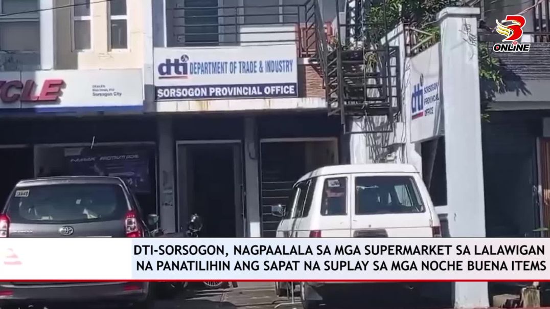 ⁣DTI-Sorsogon, nagpaalala sa mga supermarket sa lalawigan na panatilihin ang sapat na suplay sa mga n