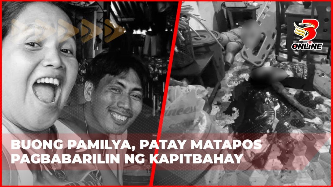Buong pamilya, patay matapos pagbabarilin ng kapitbahay