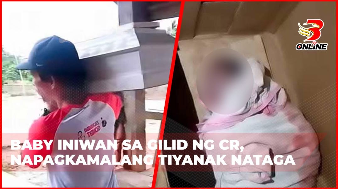 ⁣Baby iniwan sa gilid ng CR, napagkamalang tiyanak nataga