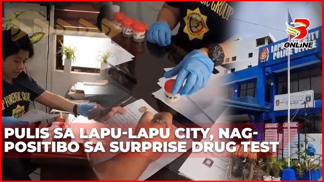 Pulis sa Lapu-lapu City, nagpositibo sa surprise drug test