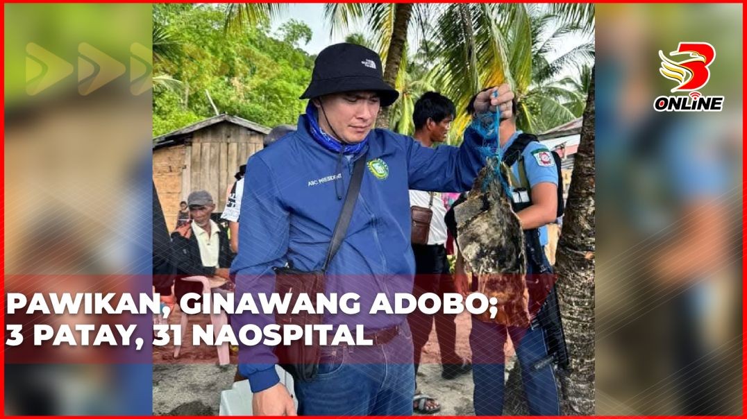 ⁣Pawikan, ginawang adobo; 3 patay, 31 naospital