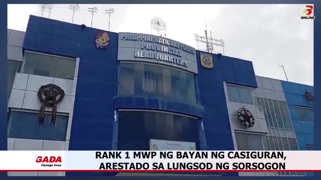 ⁣Rank 1 MWP ng bayan ng Casiguran, arestado sa lungsod ng Sorsogon