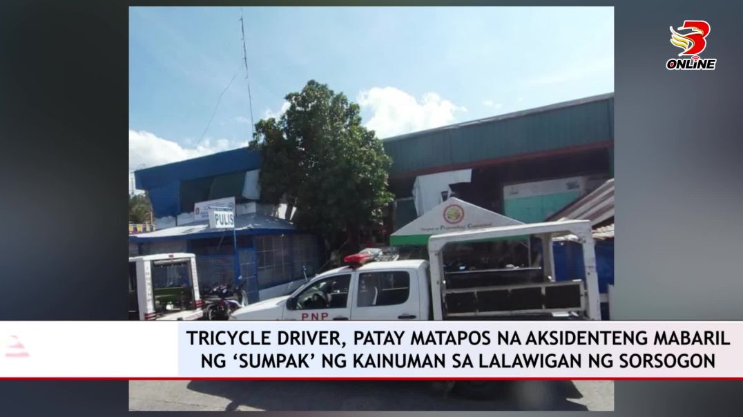 Tricycle driver, patay matapos na aksidenteng mabaril ng ‘sumpak’ ng kainuman sa lalawigan ng Sorsog