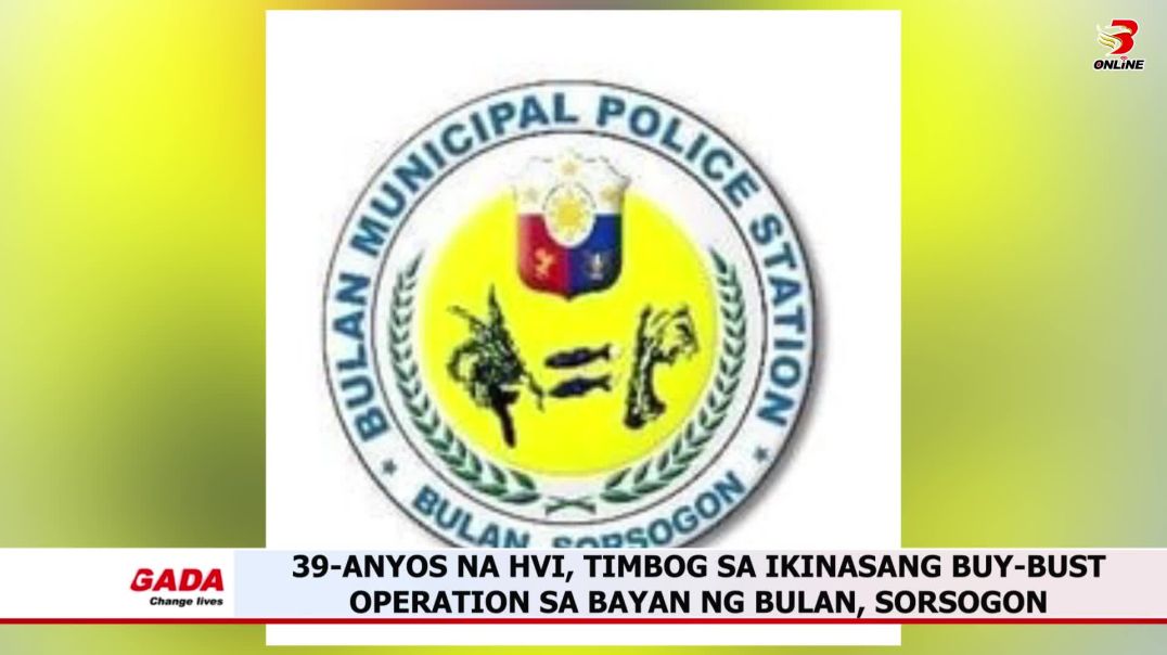 39-anyos na HVI, timbog sa ikinasang buy-bust operation sa Bayan ng Bulan, Sorsogon