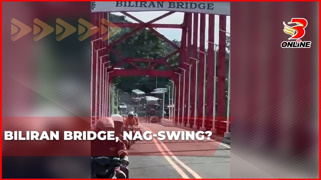 Biliran Bridge, nag-swing?