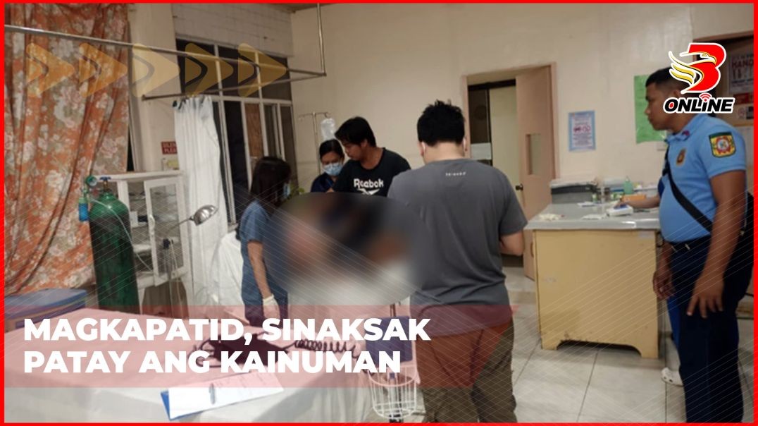 Magkapatid, sinaksak patay ang kainuman
