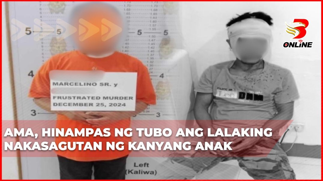 ⁣Ama, hinampas ng tubo ang lalaking nakasagutan ng kanyang anak