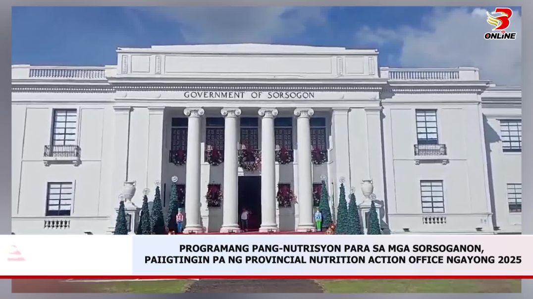 ⁣Programang pang-nutrisyon para sa mga Sorsoganon, paiigtingin pa ng Provincial nutrition action offi