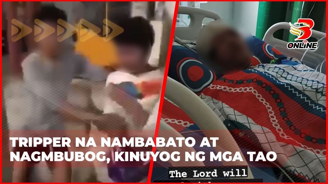 Tripper na nambabato at nagmbubog, kinuyog ng mga tao