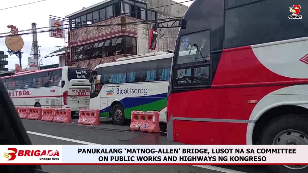 ⁣PANUKALANG ‘MATNOG-ALLEN’ BRIDGE, LUSOT NA SA COMMITTEE ON PUBLIC WORKS AND HIGHWAYS NG KONGRESO