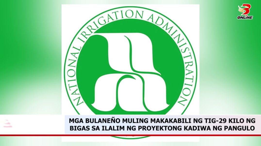 ⁣Mga Bulaneño muling makakabili ng tig-29 kilo ng bigas sa ilalim ng proyektong Kadiwa ng Pangulo