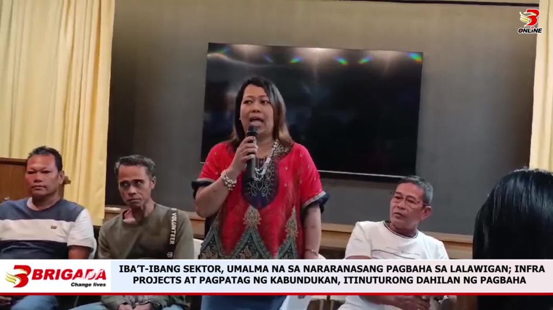 ⁣IBA’T-IBANG SEKTOR, UMALMA NA SA NARARANASANG PAGBAHA SA LALAWIGAN; INFRA PROJECTS AT PAGPATAG NG KA