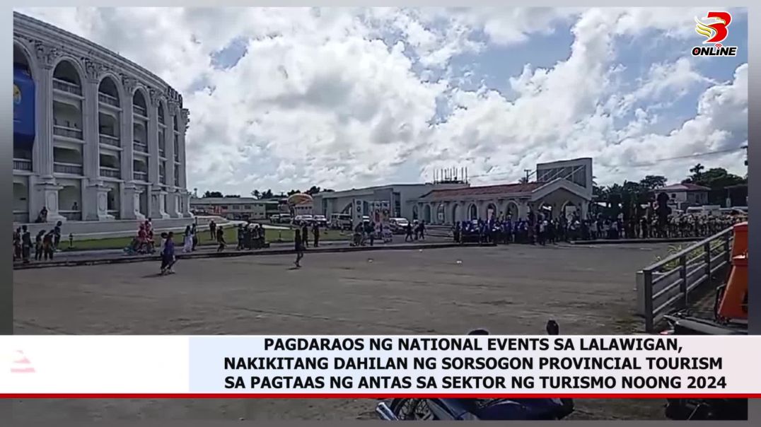 ⁣Pagdaraos ng national events sa lalawigan, nakikitang dahilan ng Sorsogon provincial tourism sa pagt