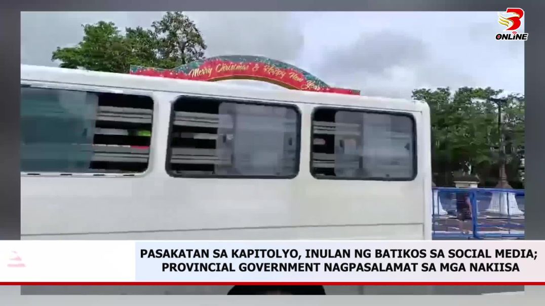 ⁣Pasakatan sa kapitolyo, inulan ng batikos sa social media; provincial government nagpasalamat sa mga