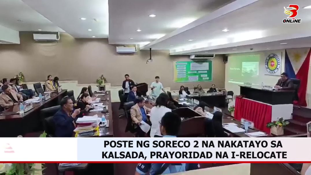 ⁣Poste ng SORECO 2 na nakatayo sa kalsada, prayoridad na i-relocate