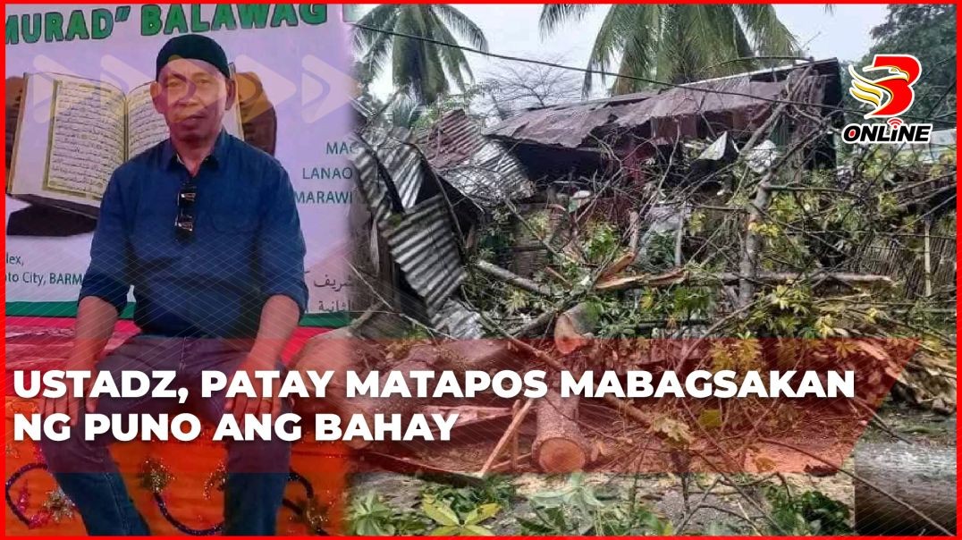 Ustadz, patay matapos mabagsakan ng puno ang bahay