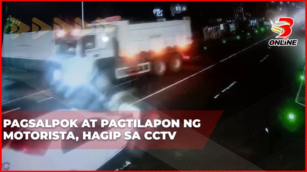 ⁣Pagsalpok at pagtilapon ng motorista, hagip sa CCTV