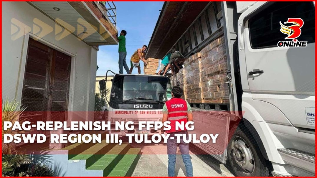 ⁣Pag-replenish ng FFPs ng DSWD Region III, tuloy-tuloy