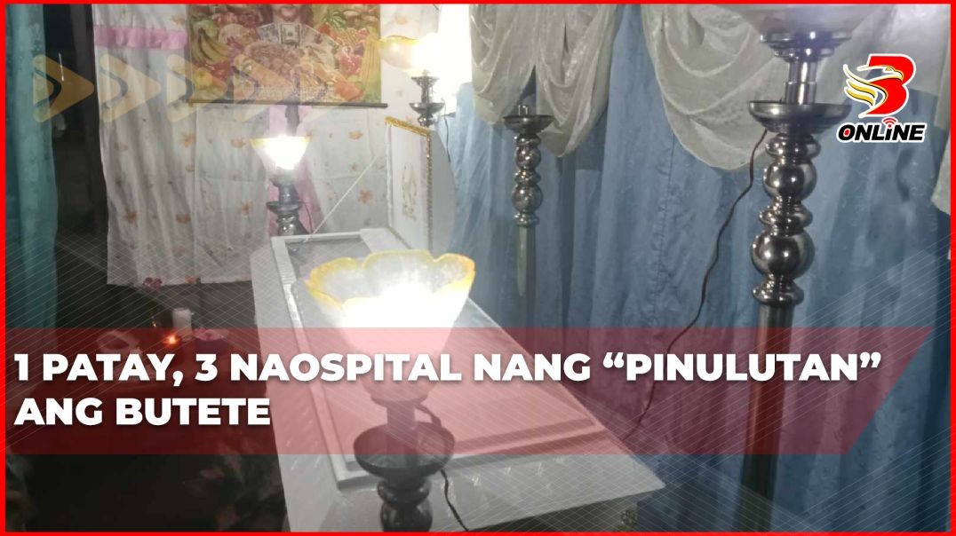 1 patay, 3 naospital nang "pinulutan" ang Butete