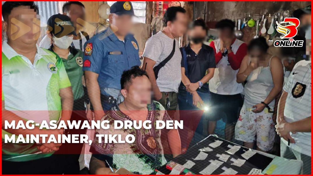 Mag-asawang drug den maintainer, tiklo