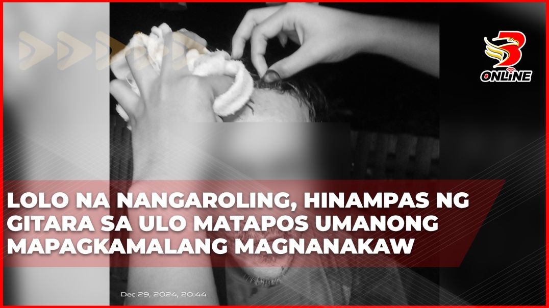 Lolo na nangaroling, hinampas ng gitara sa ulo matapos umanong mapagkamalang magnanakaw