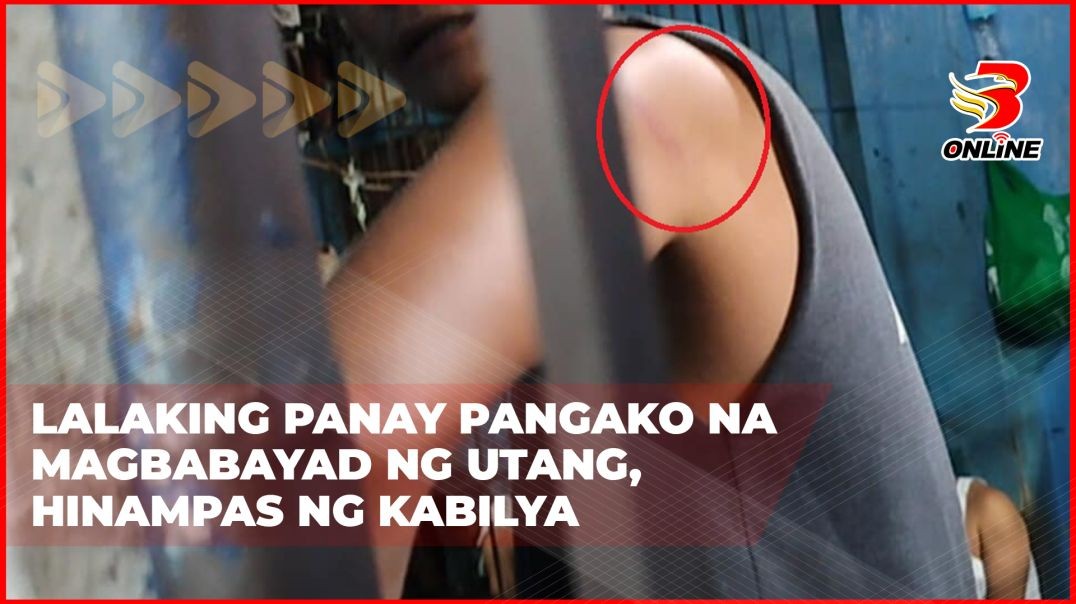 ⁣Lalaking panay pangako na magbabayad ng utang, hinampas ng kabilya