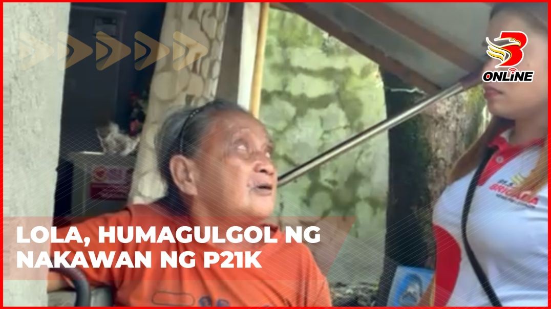Lola, humagulgol ng nakawan ng P21K