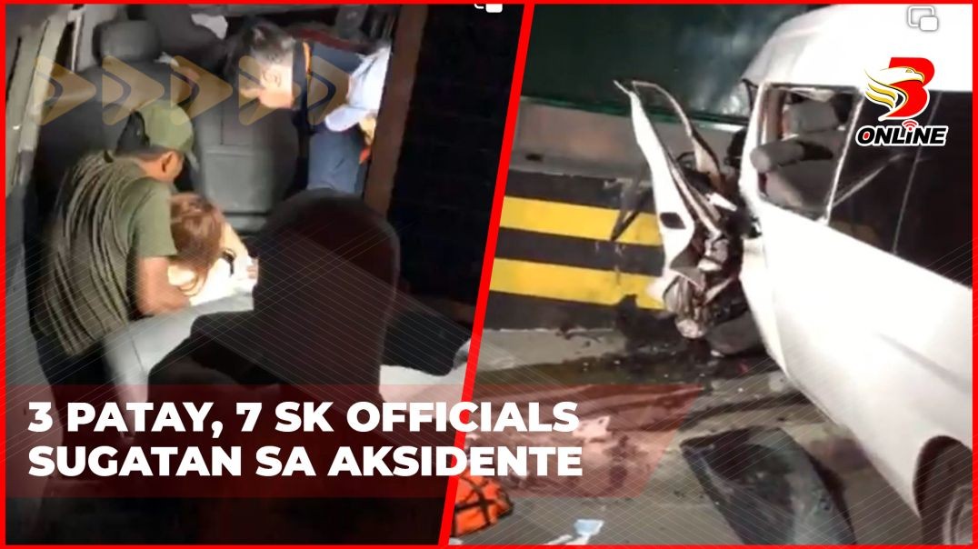 3 patay, 7 SK officials sugatan sa aksidente