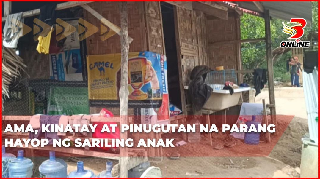 Ama, kinatay at pinugutan na parang hayop ng sariling anak