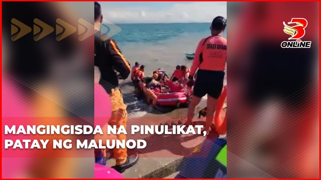 Mangingisda na pinulikat, patay ng malunod