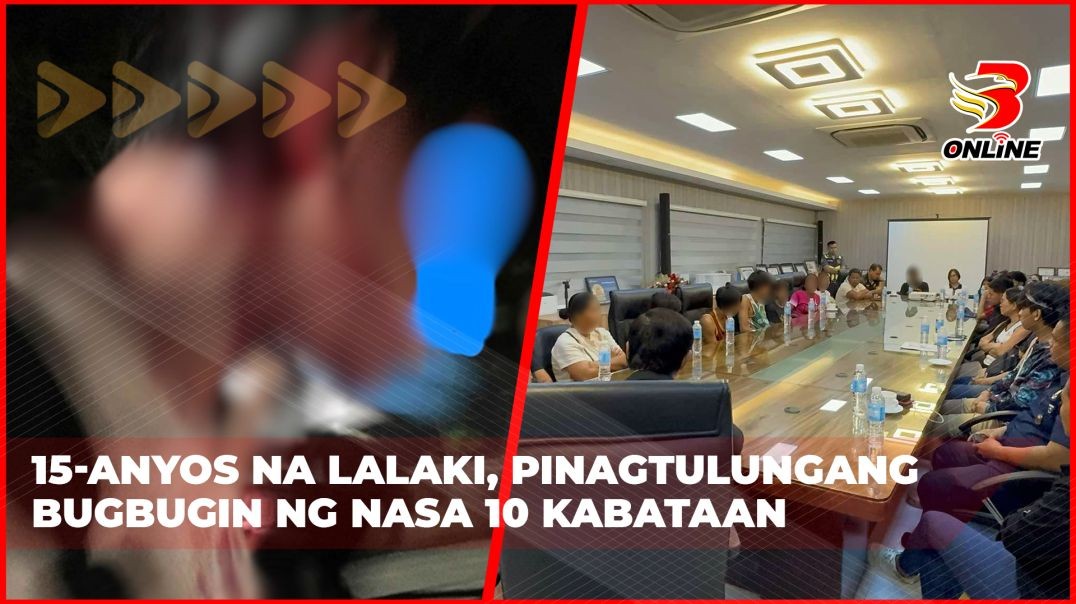 ⁣15-anyos na lalaki, pinagtulungang bugbugin ng nasa 10 kabataan