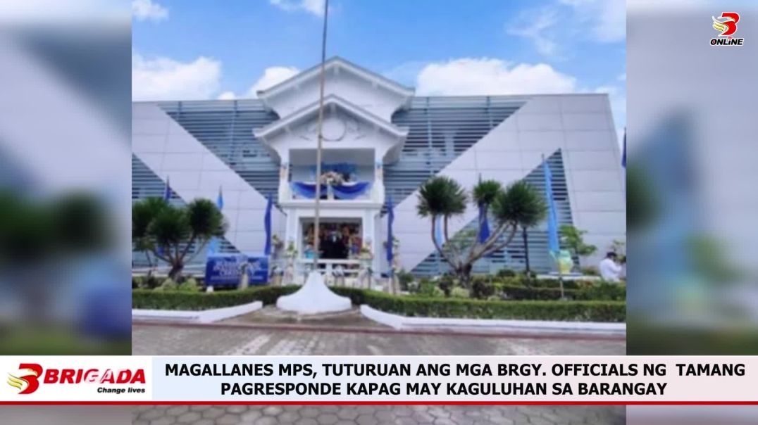⁣MAGALLANES MPS, TUTURUAN ANG MGA BRGY. OFFICIALS NG TAMANG PAGRESPONDE KAPAG MAY KAGULUHAN SA BARANG